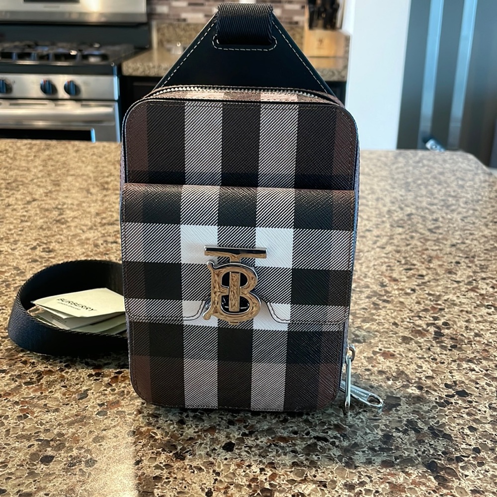 Burberry Theo Monogram Sling Bag